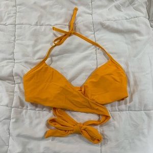 Aerie Yellow Bikini Top